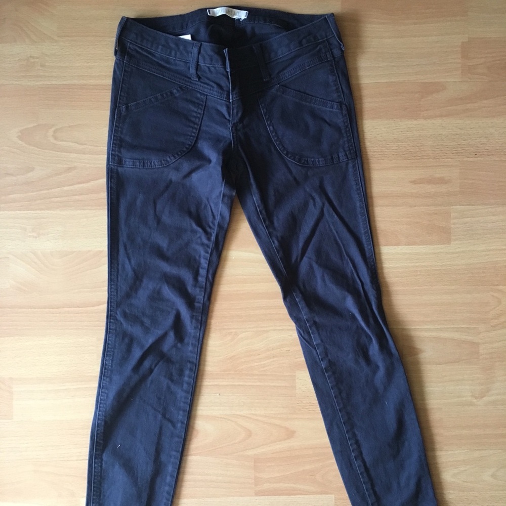 Skinny dark blue womens pants size 1
